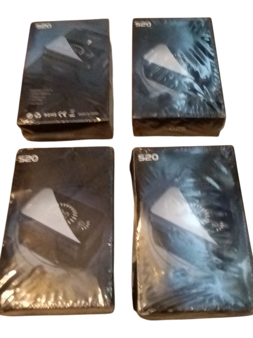 Black Wireless Earbud with Charging Case 4 Piece Lot  Bluetooth